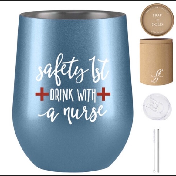 fancyfams Other - Stainless Steel Wine Tumbler